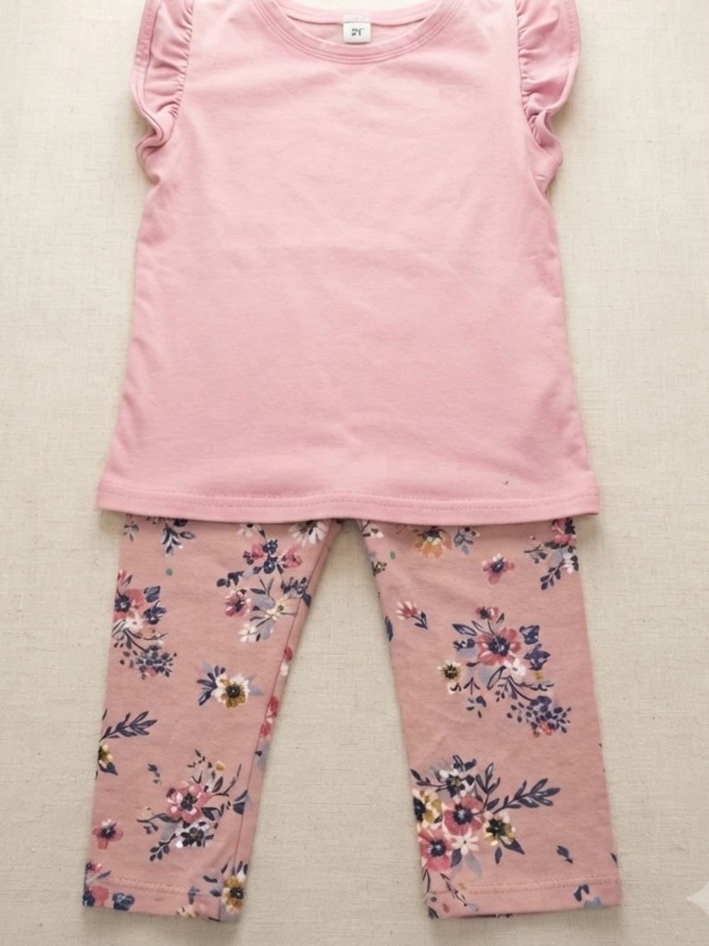 Carter's Pink Floral Short-Sleeve Pajama Set